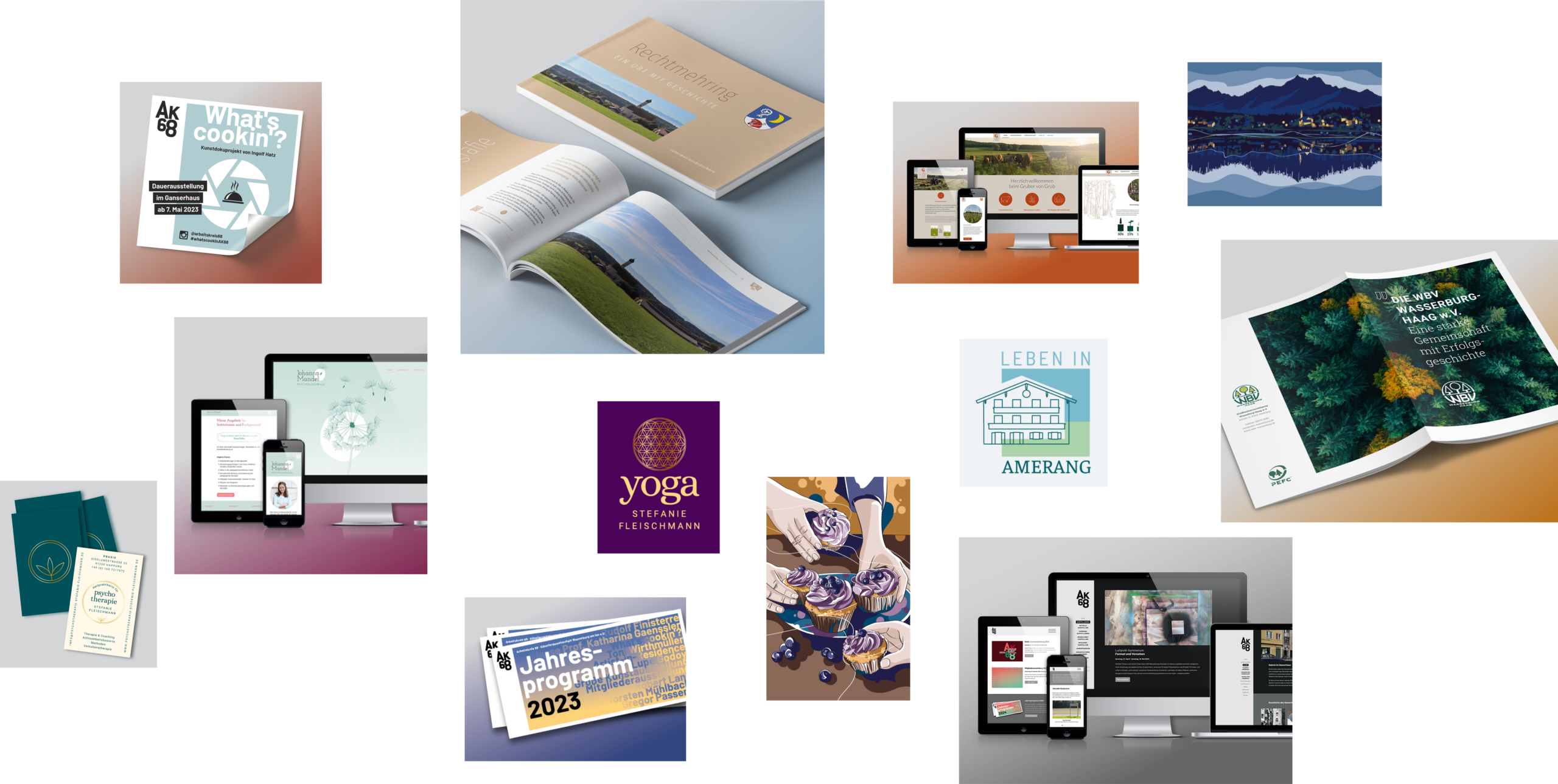 Grafik Design. Illustration. Malerei. Barbara Dilg